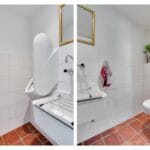 Groepsaccommodatie toilet beneden